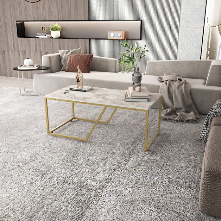 Журнальный столик Hanah Home Wendy White Gold