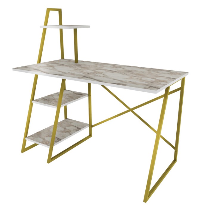 Письменный стол Hanah Home Admira White Gold