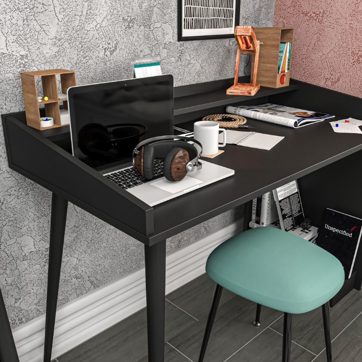 Письменный стол Hanah Home Vanessa Black