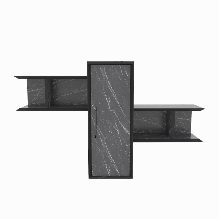Настенная полка Hanah Home Olida Bendire Black