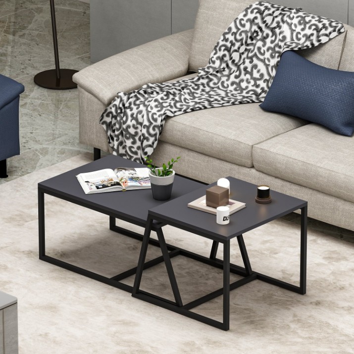 Măsuţă cafea Hanah Home Minimal Anthracite