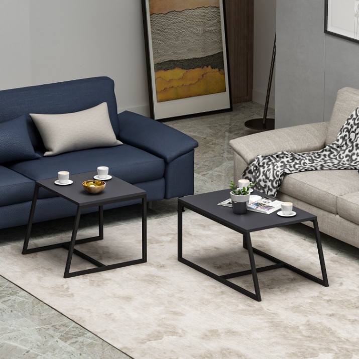 Măsuţă cafea Hanah Home Minimal Anthracite