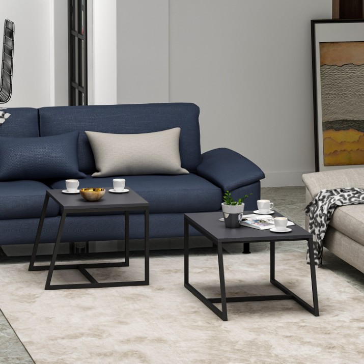 Măsuţă cafea Hanah Home Minimal Anthracite