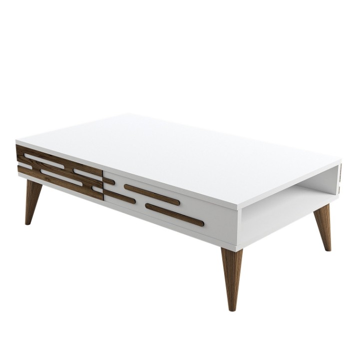 Măsuţă cafea Hanah Home Valensiya Walnut White