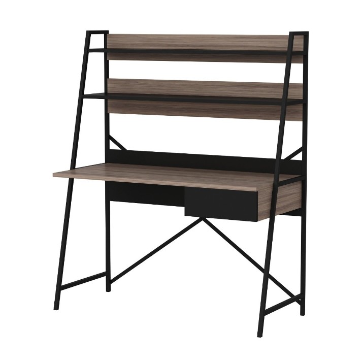 Masa de birou Hanah Home Arte Walnut Black