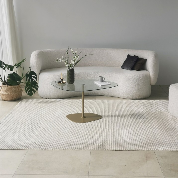 Măsuţă cafea Hanah Home Soho Transparent Gold