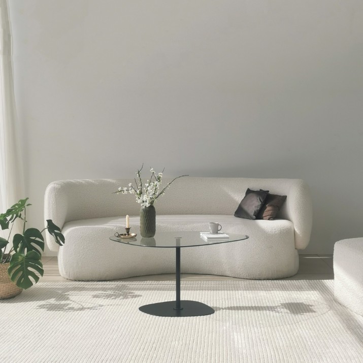 Măsuţă cafea Hanah Home Soho Transparent Black