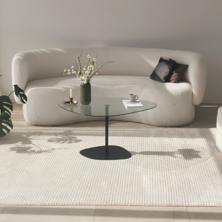 Măsuţă cafea Hanah Home Soho Transparent Black