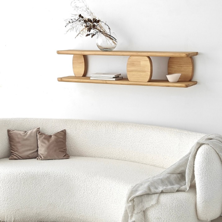 Настенная полка Hanah Home Modena Oak