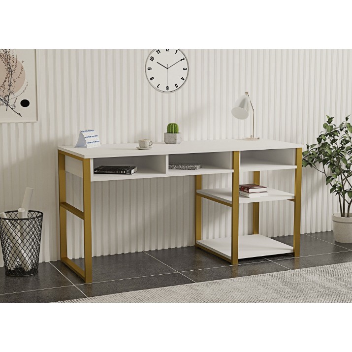 Письменный стол Hanah Home Emro White Gold