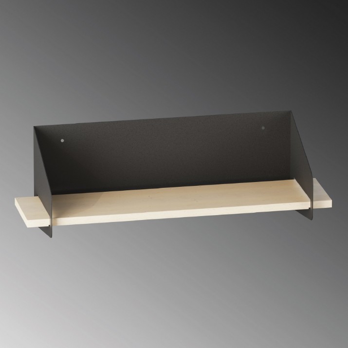 Настенная полка Hanah Home Long Arm Black