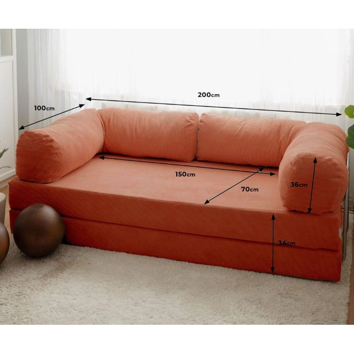 Canapea fără carcasă Atelier Del Sofa Nook Pomegranate Flower