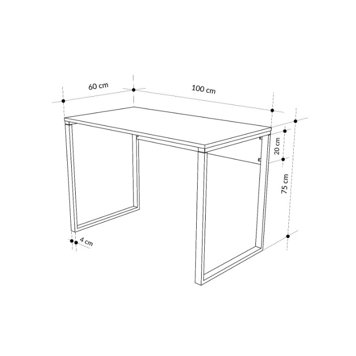 Письменный стол Hanah Home Inna Sapphire Oak