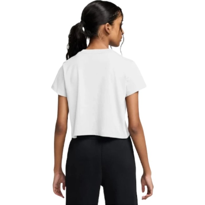 Детская футболка Nike Sportswear Cropped Mod White, s.XS