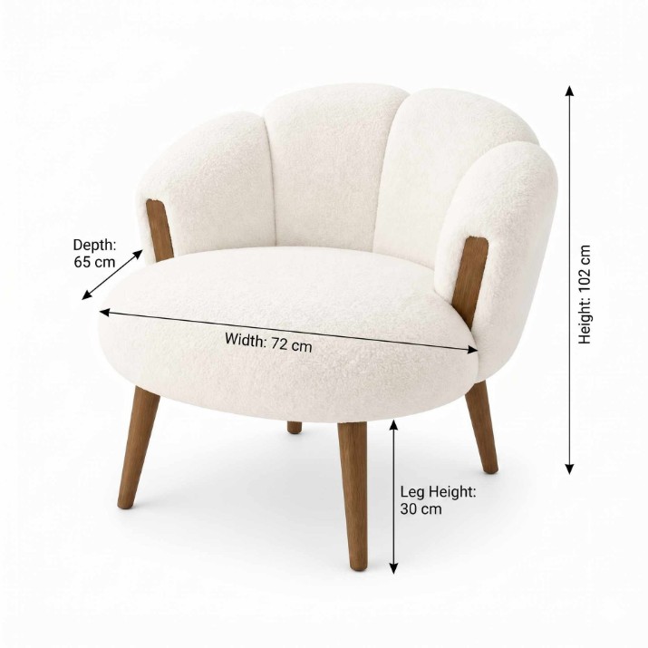 Кресло Atelier Del Sofa Star White