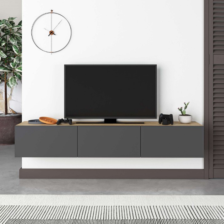 Тумба под ТВ Hanah Home Francy 180 Sapphire Oak Anthracite