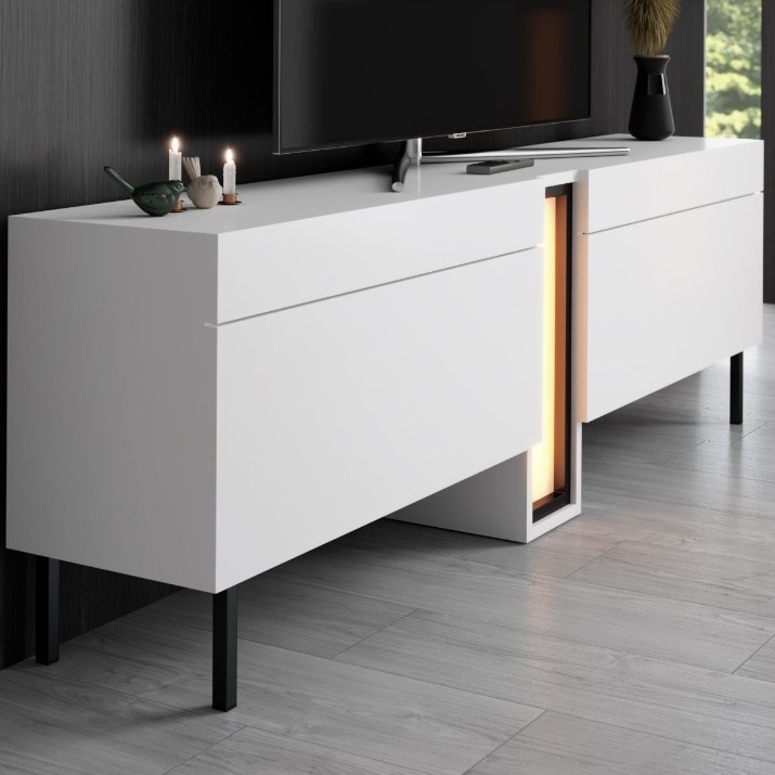 Comodă TV Hanah Home Nova White