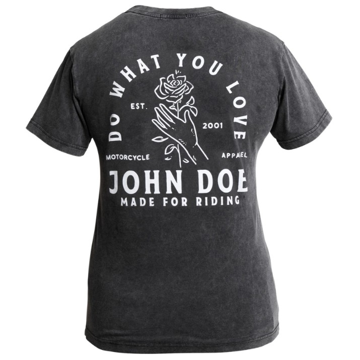 Tricou de dame John Doe Rose Fade Out Black (JDS6406-S)