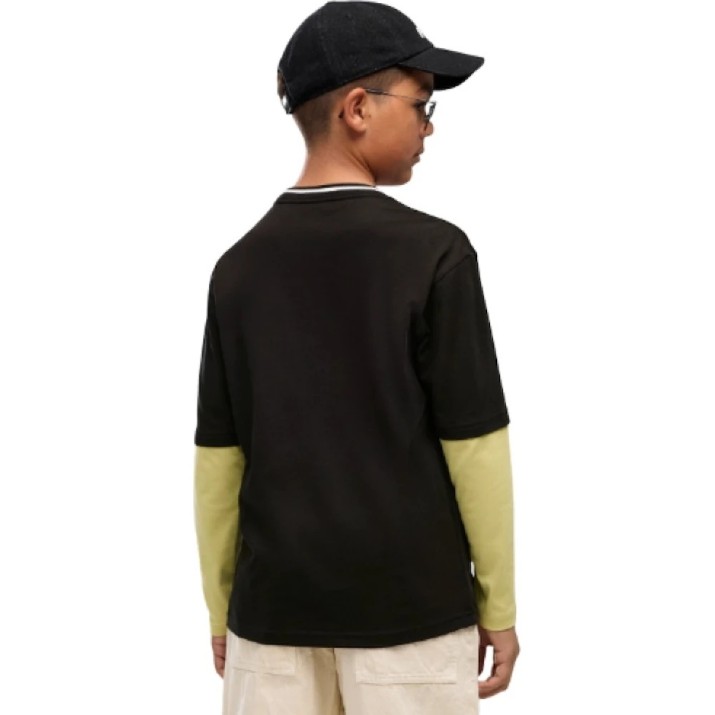 Детский лонгслив Puma Mid90s Layered Long Sleeve Puma Black, s.128