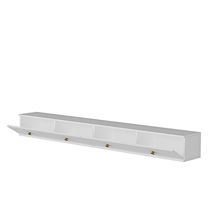 Comodă TV Hanah Home Zuzu Double White