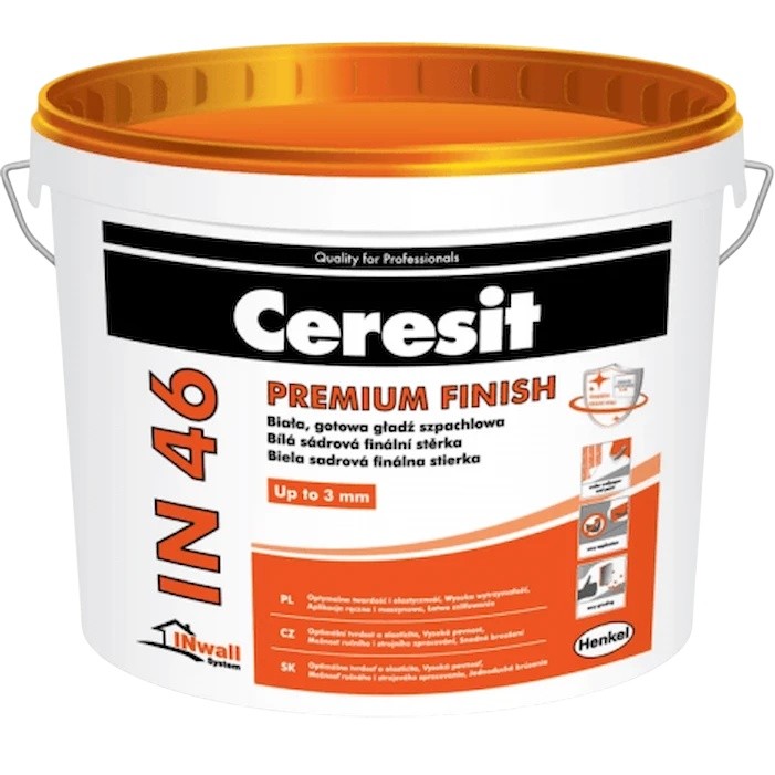 Glet pentru pereti si tavane Ceresit IN 46 25kg