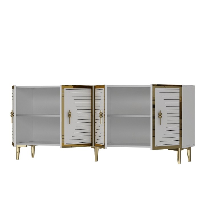Тумба Hanah Home Tuna 180 White Gold