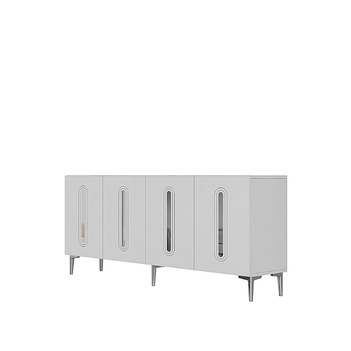 Тумба Hanah Home Rany 180 White Silver