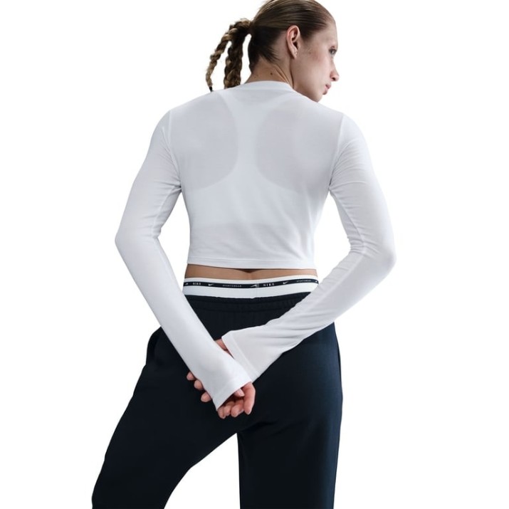 Hanorac damă Nike Sportswear Chill Knit White/Black, s.L