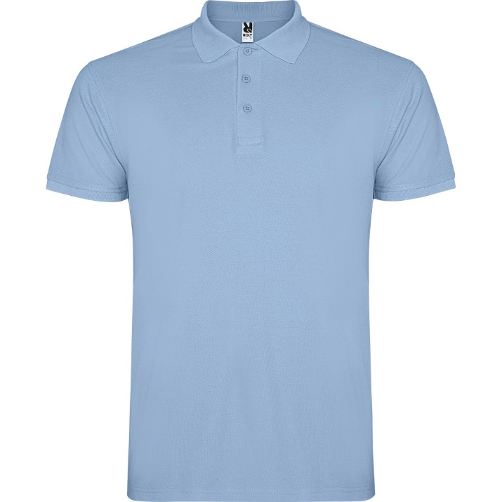 Polo bărbătesc Roly Star 6638 Sky Blue, s.M