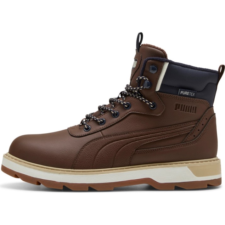Bocanci pentru bărbați Puma Desierto V3 Puretex Chestnut Brown/Chestnut Brown/New Navy, s.47