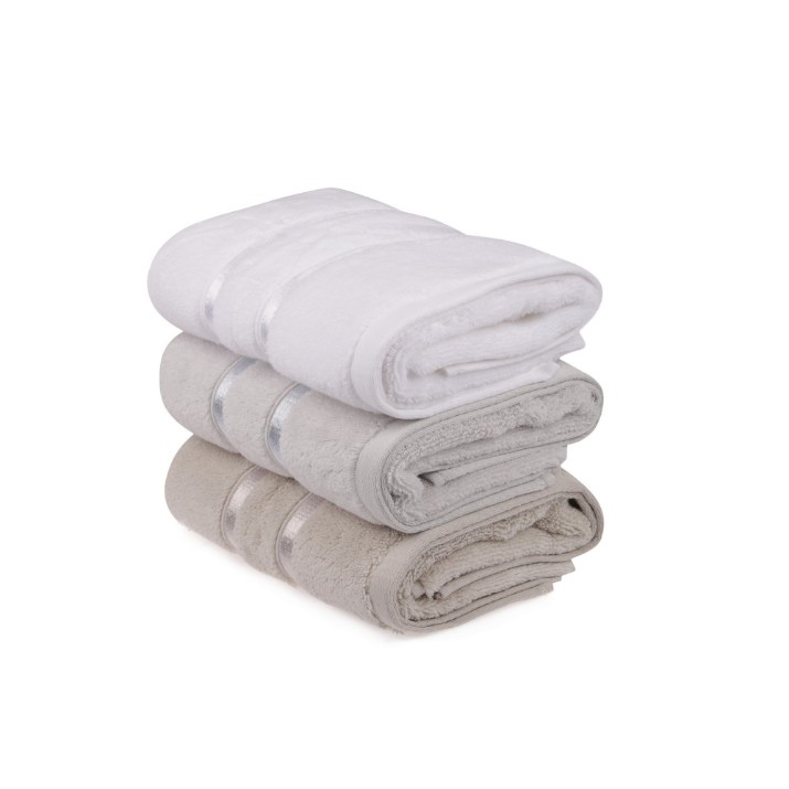 Комплект полотенец L'Essentiel Dolce White Light Blue Light Brown