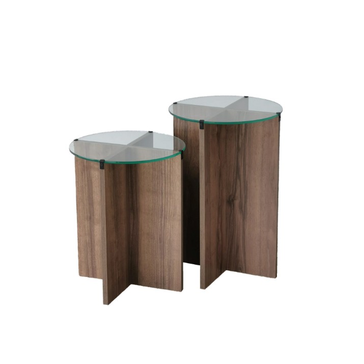 Набор журнальных столиков Hanah Home Lily Walnut