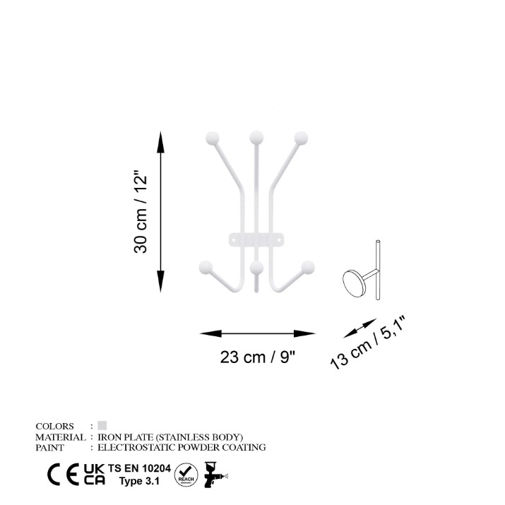 Вешалка Wallity Ant-B