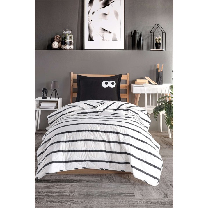 Set cuvertura+ fata de perna L'Essentiel Funny Black