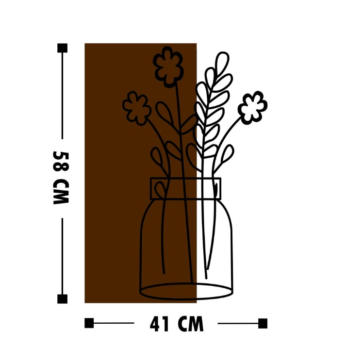 Panou decorativ Wallity Cicek2