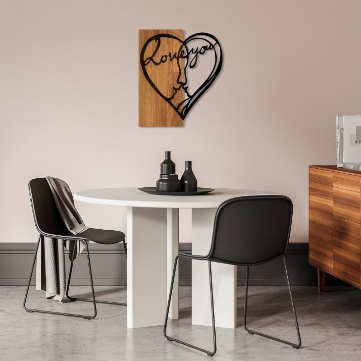 Panou decorativ Wallity i Love You