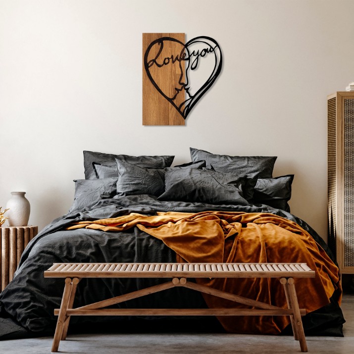 Panou decorativ Wallity i Love You