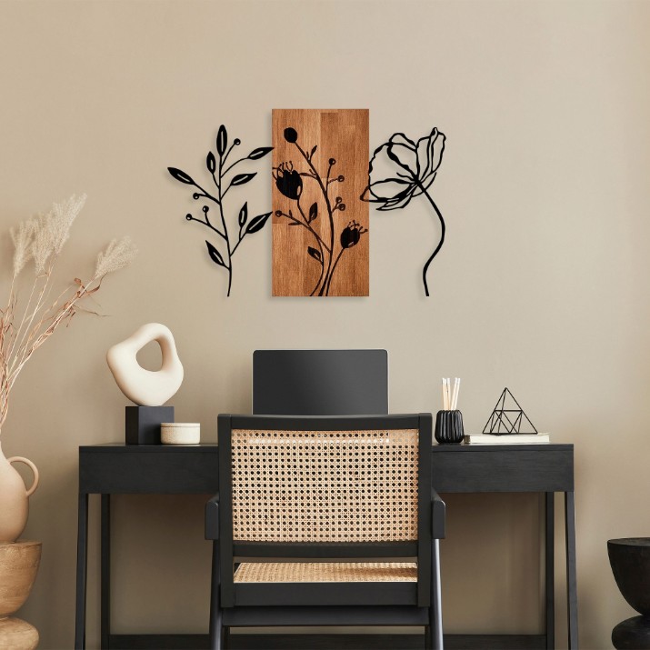 Декоративное панно Wallity Triple Flowers 383