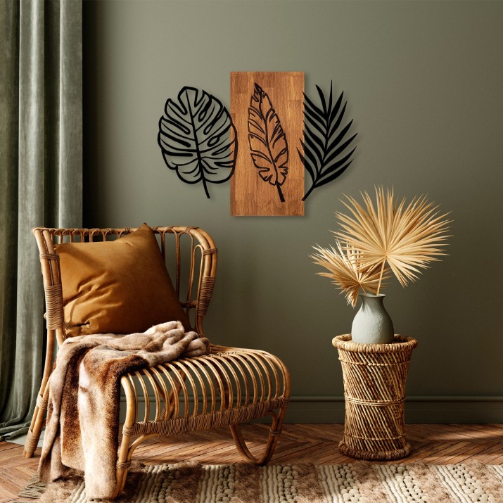 Panou decorativ Wallity Triple Leaves 384