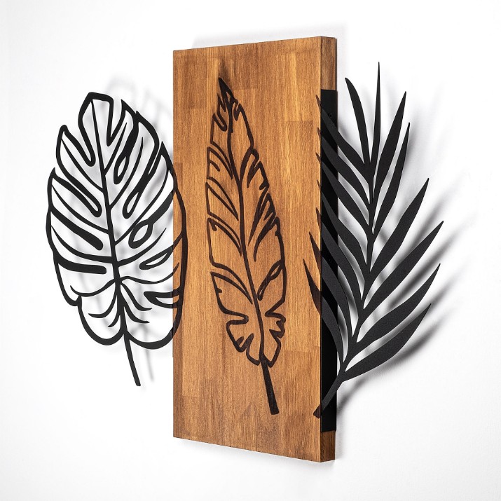 Panou decorativ Wallity Triple Leaves 384