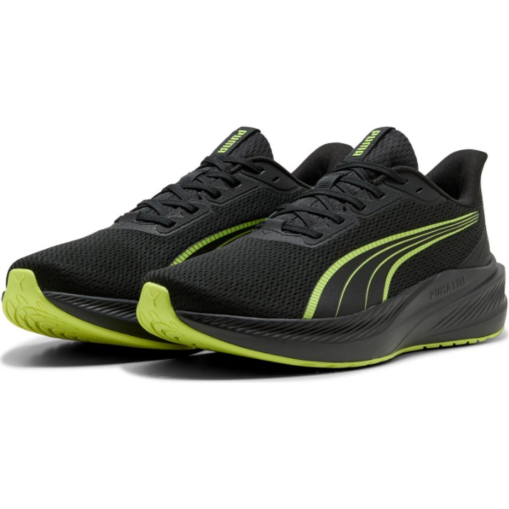 Кроссовки мужские Puma Dasher Lite Puma Black/Flat Dark Gray/Sunny Lime, s.41