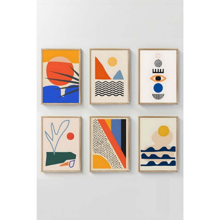 Set de 6 picturi Wallity Artsycllct11