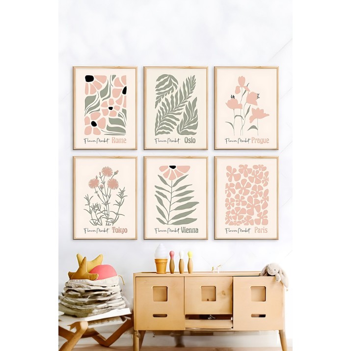 Set de 6 picturi Wallity Artsycllct14