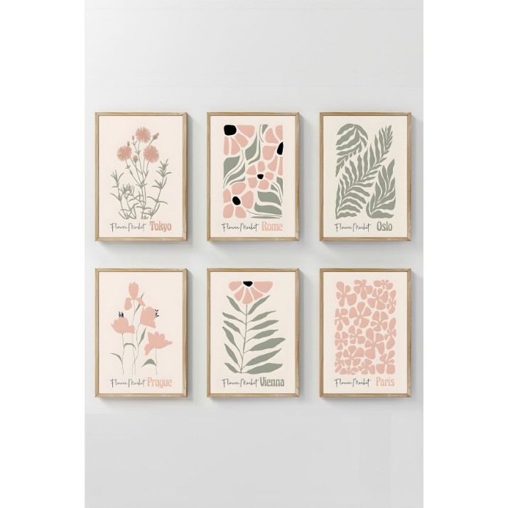 Set de 6 picturi Wallity Artsycllct14