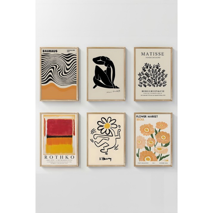 Set de 6 picturi Wallity Artsycllct7