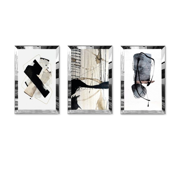 Set de 3 tablouri Wallity Huhu408 50x70cm
