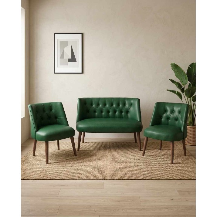 Комплект мягкой мебели Atelier Del Sofa Az-Tkmln-01-Cvz Green