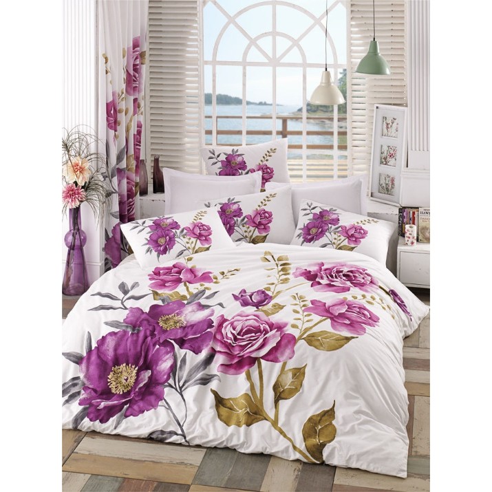 Lenjerie de pat L'Essentiel Celina Pink