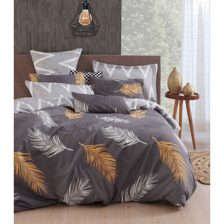 Lenjerie de pat L'Essentiel Olivia Gold Grey