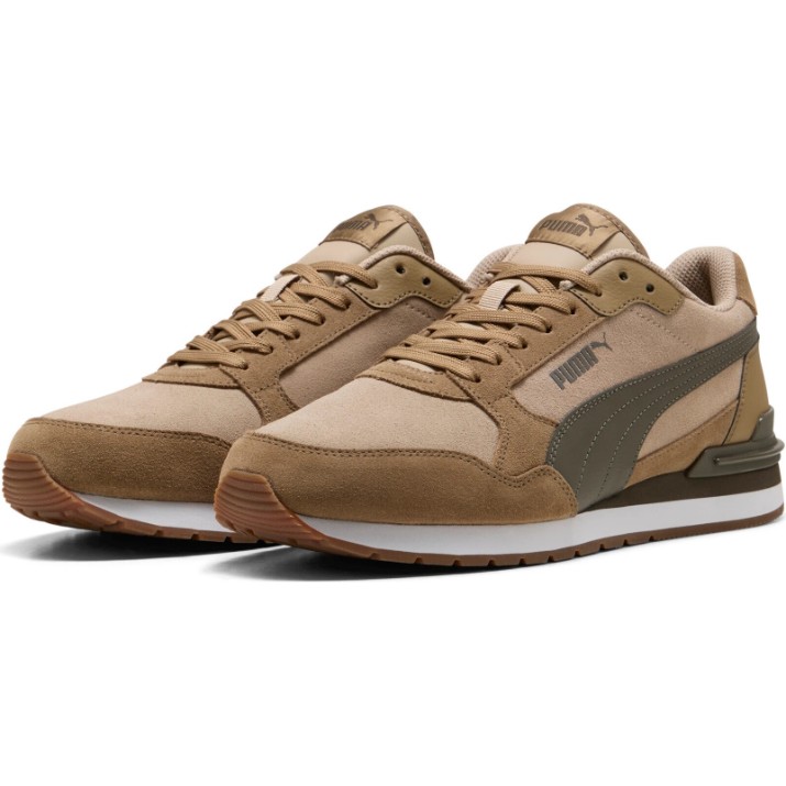 Adidași pentru bărbați Puma St Runner V4 Sd Birch/Matte Bronze/Soft Taupe/Puma White/Gum, s.42